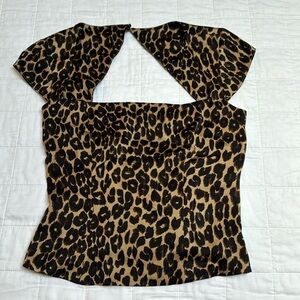 The Reformation Cora Satin Top Sz 4